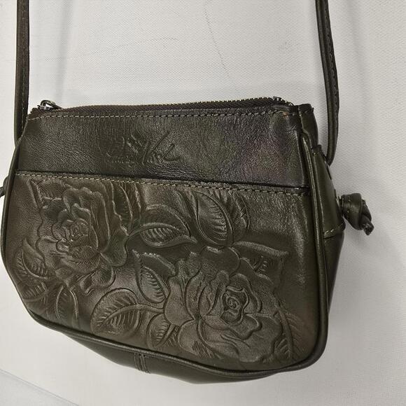 Patricia Nash Bacoli Crossbody Handbag with Floral Emboss - Picture 1 of 6